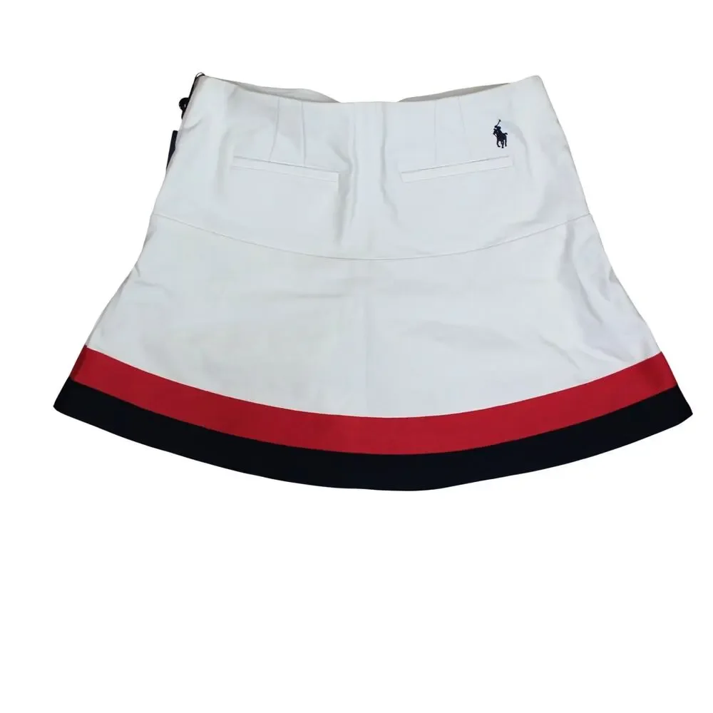 Polo Golf Ralph Lauren Golf Skirt Womens 4 White Performance Stretch Skort